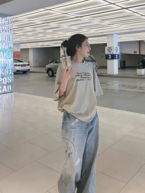 Acne Studios 그래픽 프린트 반팔 티셔츠 AL0500 (2 Color)