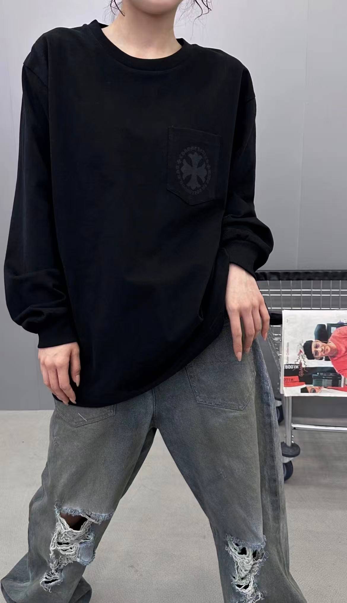 Chrome Hearts 반팔/민소매 블랙/화이트