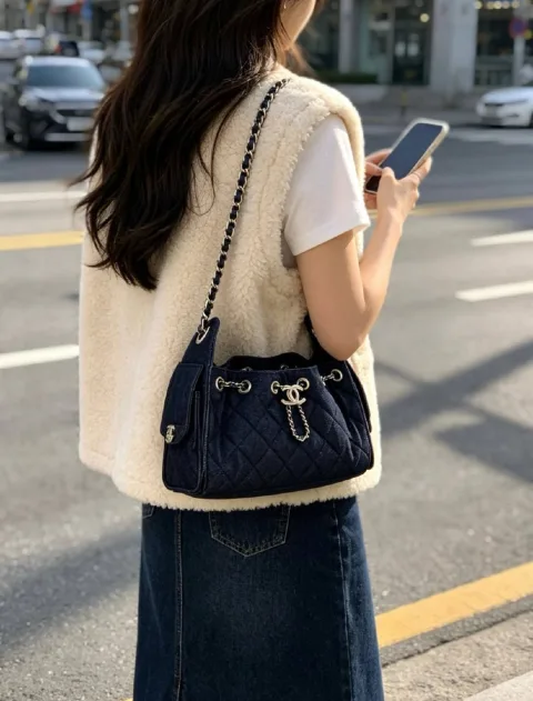 샤넬 골드 메탈 CHANEL 25 미디엄 백 AS5311B24037U9373