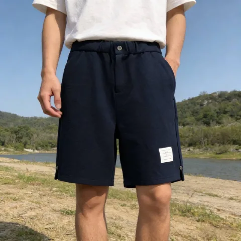 톰브라운 더블 페이스 니트 버뮤다 쇼츠 반바지 (2 COLOR)