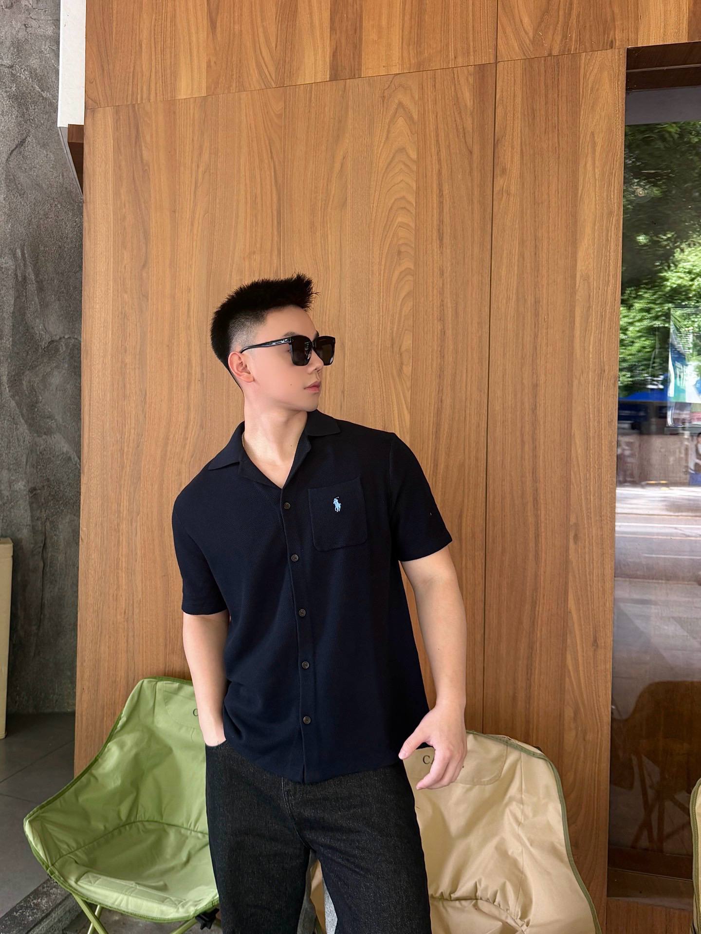 Ralph Lauren 셔츠 블랙/화이트