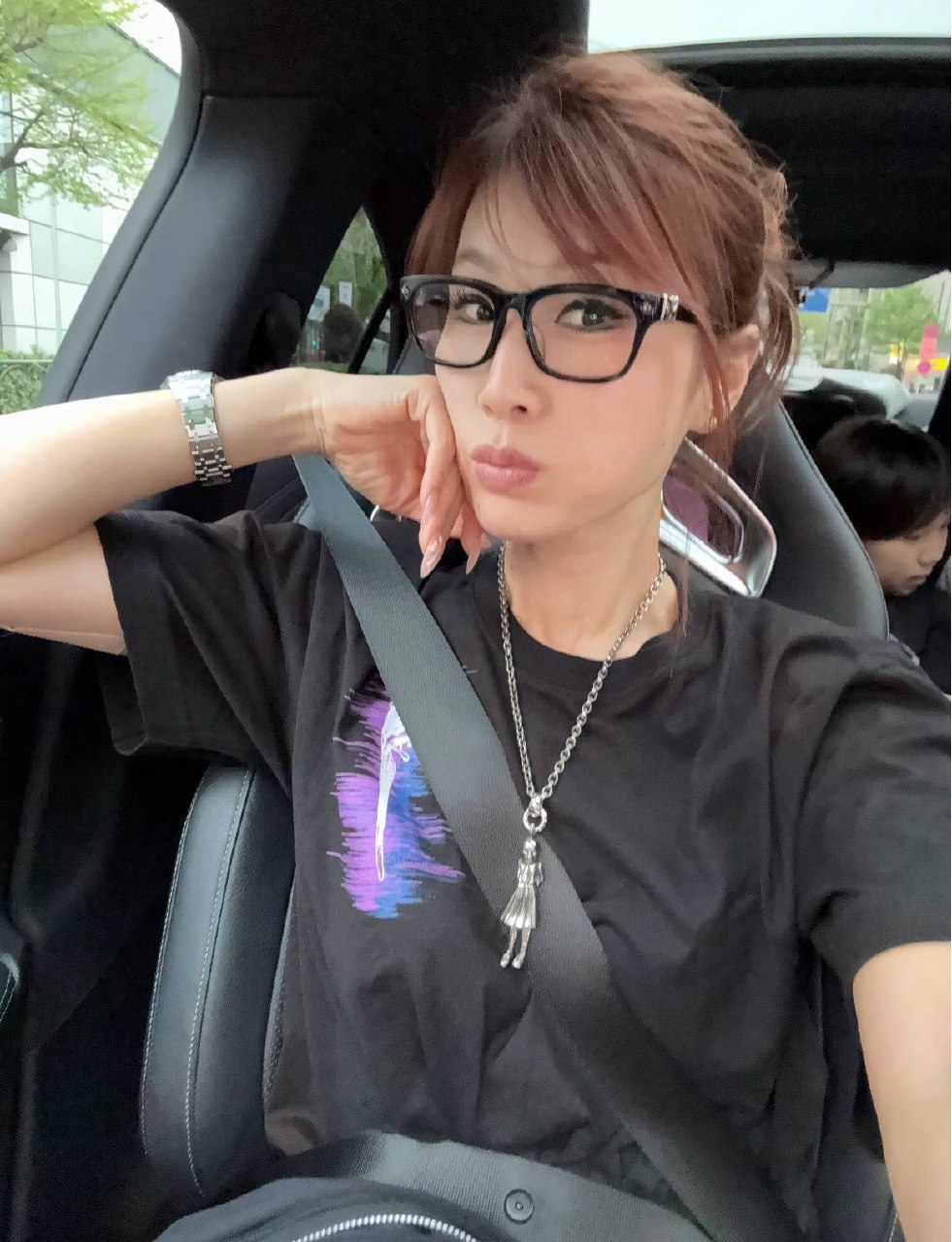 크롬하츠 프린트 숏 슬리브 반팔 티셔츠