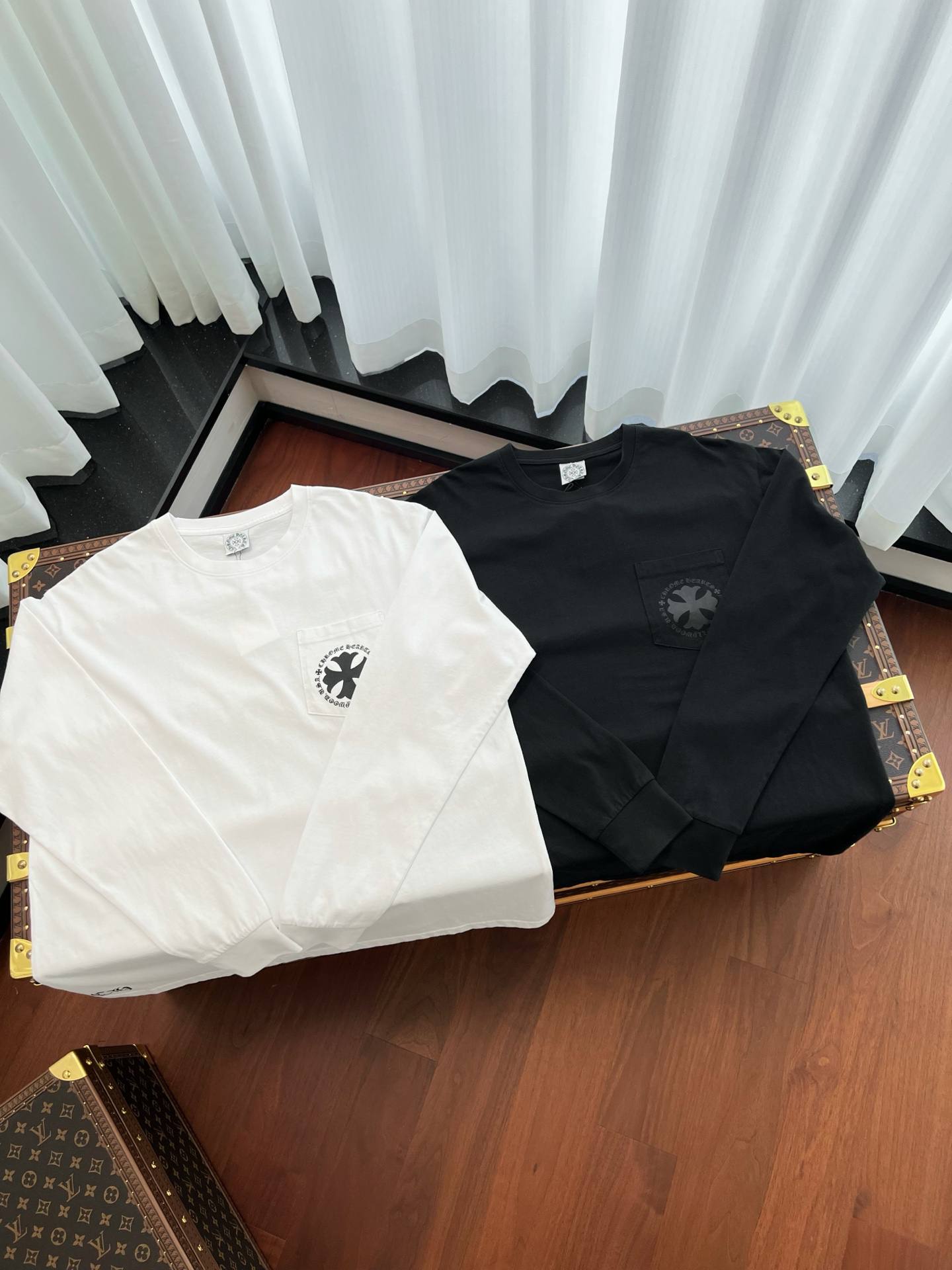 Chrome Hearts 반팔/민소매 블랙/화이트